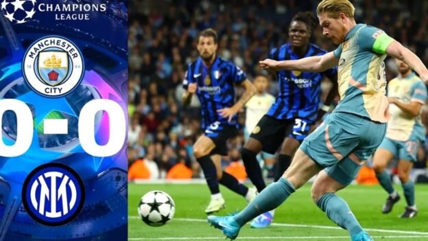 Man City vs Inter Imbang Tanpa Gol Di Liga Champions